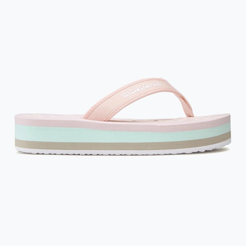 Napapijri infradito donna NP0A4HL1 rosa pallido nuovo 8