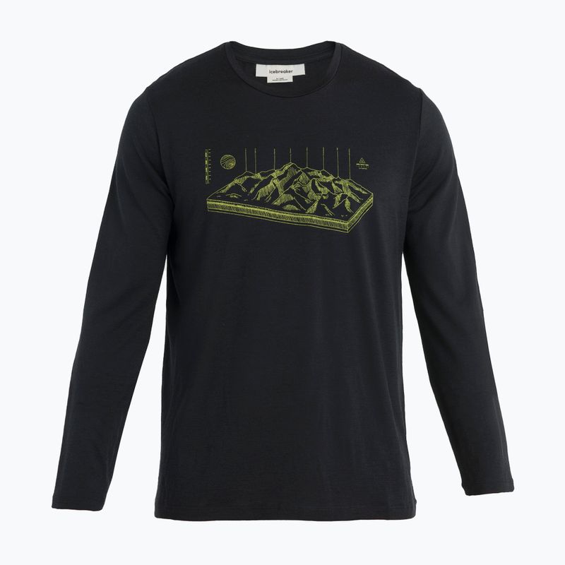 Maglia termica da uomo icebreaker Merino 150 Tech Lite II Tee Alps 3D black 5