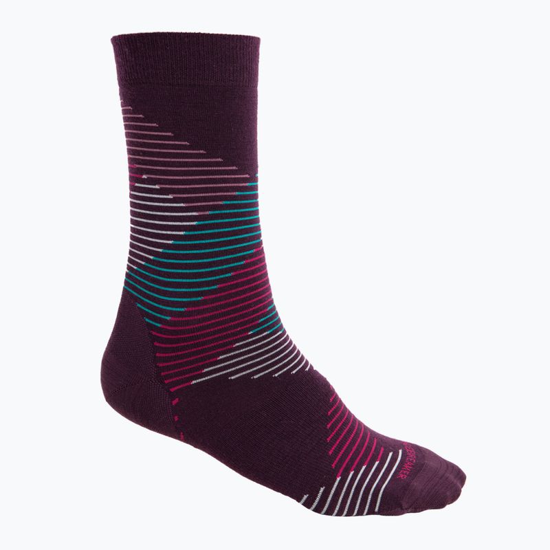 Calze da trekking Icebreaker da donna Lifestyle Fine Gauge Crew Dashes confezione