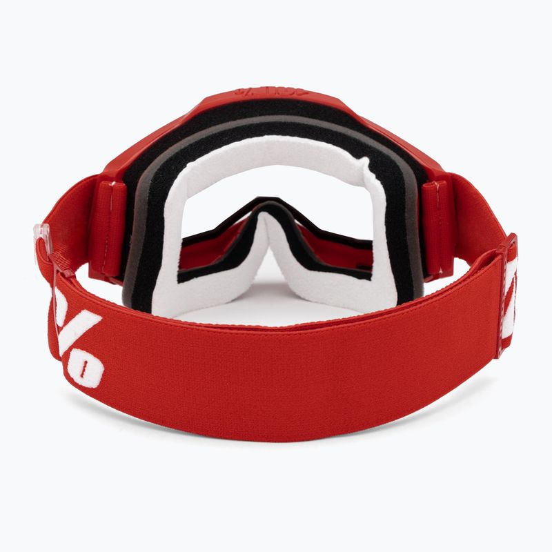 100% Accuri 2 Enduro MTB occhiali da ciclismo neon/rosso/chiaro 3