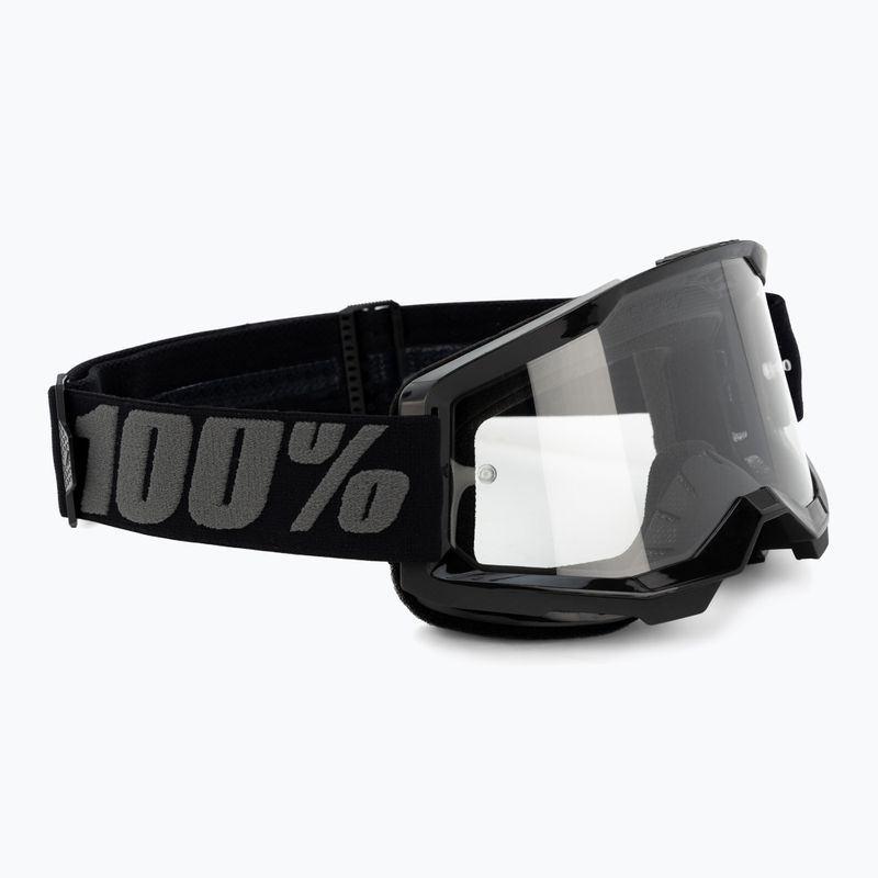 Occhiali da ciclismo da uomo 100% Strata 2 nero/chiaro