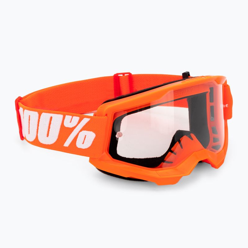 Occhiali da ciclismo da uomo 100% Strata 2 arancione/chiaro