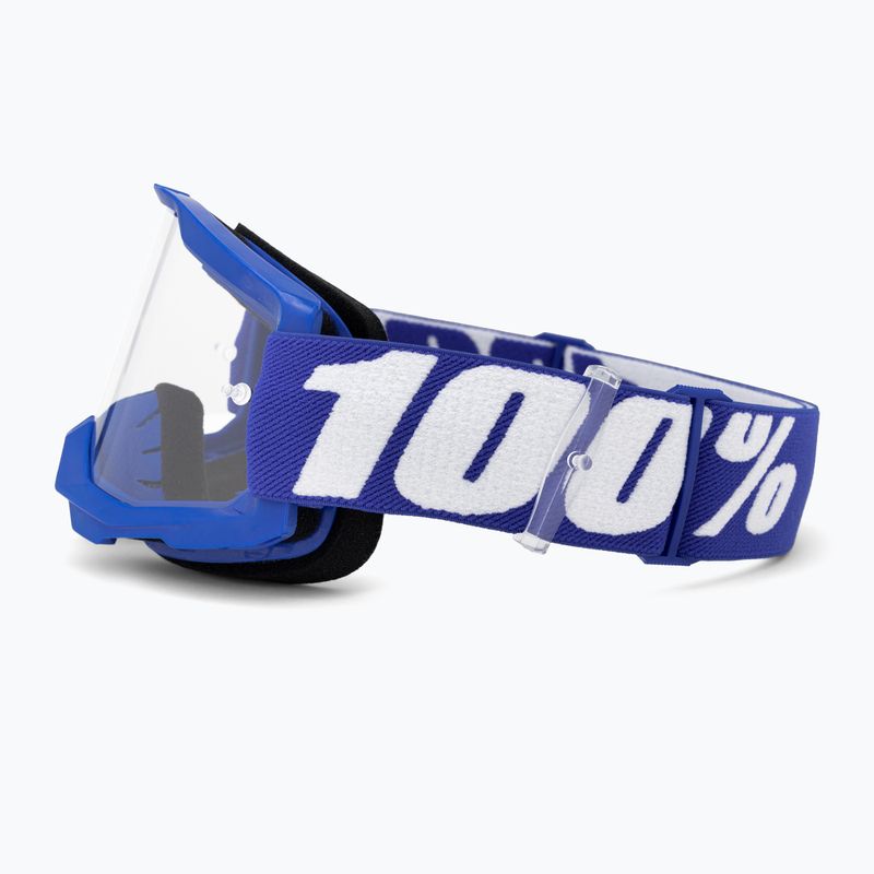 Occhiali da ciclismo per bambini 100% Strata 2 Junior blu/chiaro 4