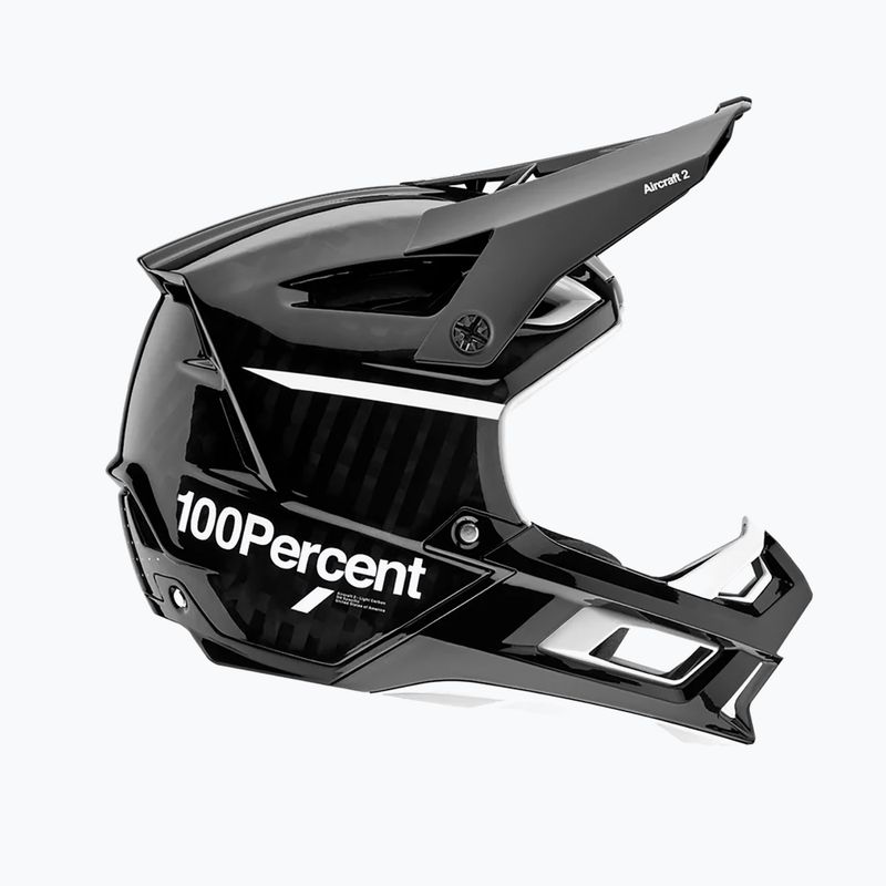 Casco da bici 100% Aircraft 2 nero/bianco