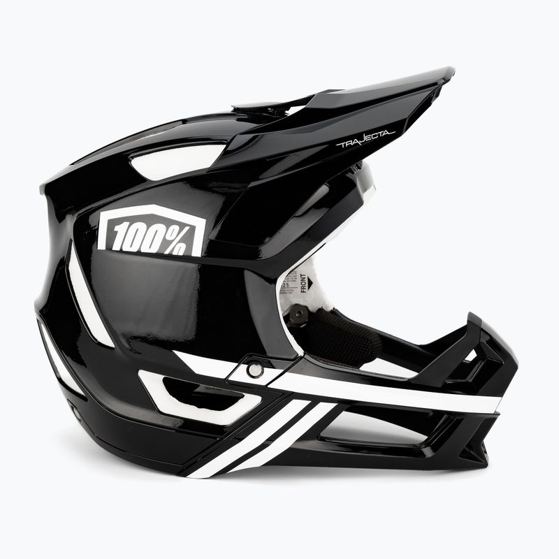 Casco da bici da uomo 100% Trajecta nero/bianco 3