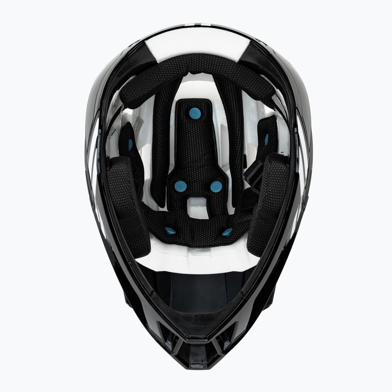 Casco da bici da uomo 100% Trajecta nero/bianco 5