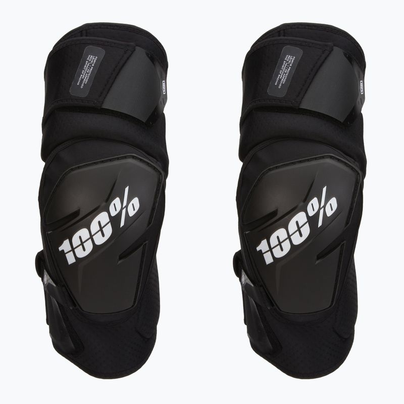 Protezioni per ginocchia da bicicletta 100% Fortis Knee nero
