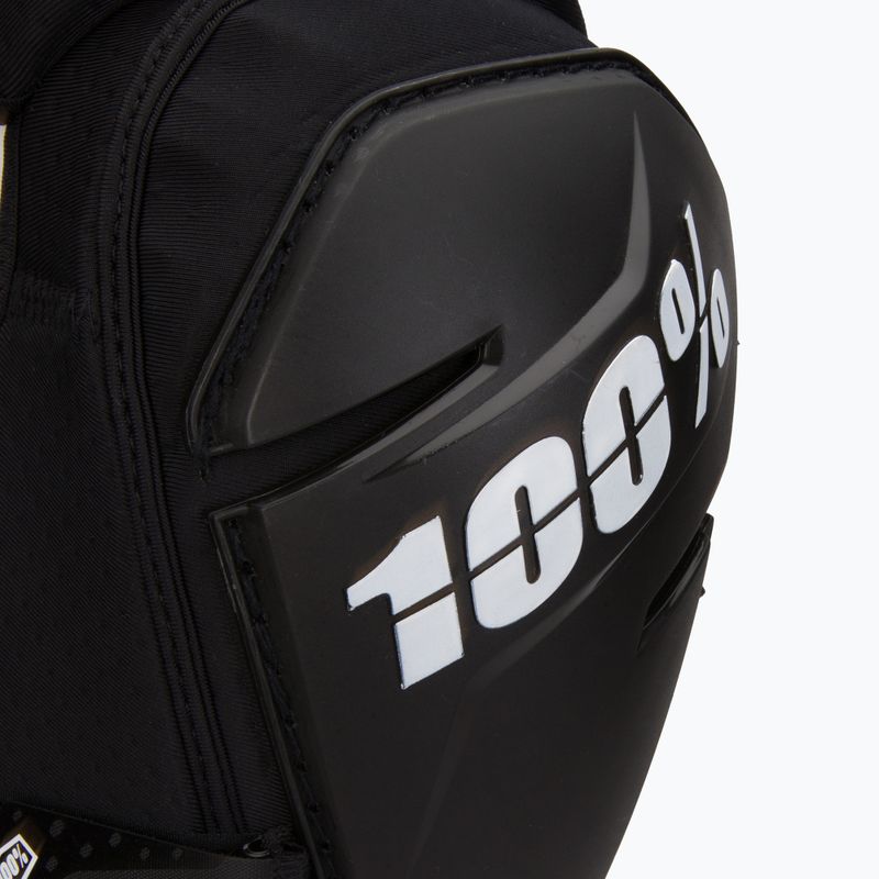 Protezioni per ginocchia da bicicletta 100% Fortis Knee nero 4