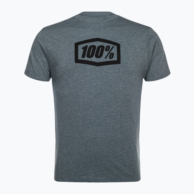 Maglia da ciclismo da uomo 100% Icon a manica corta grigio erica