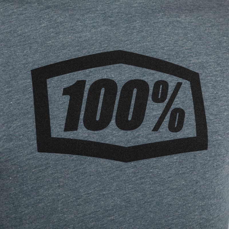 Maglia da ciclismo da uomo 100% Icon a manica corta grigio erica 3