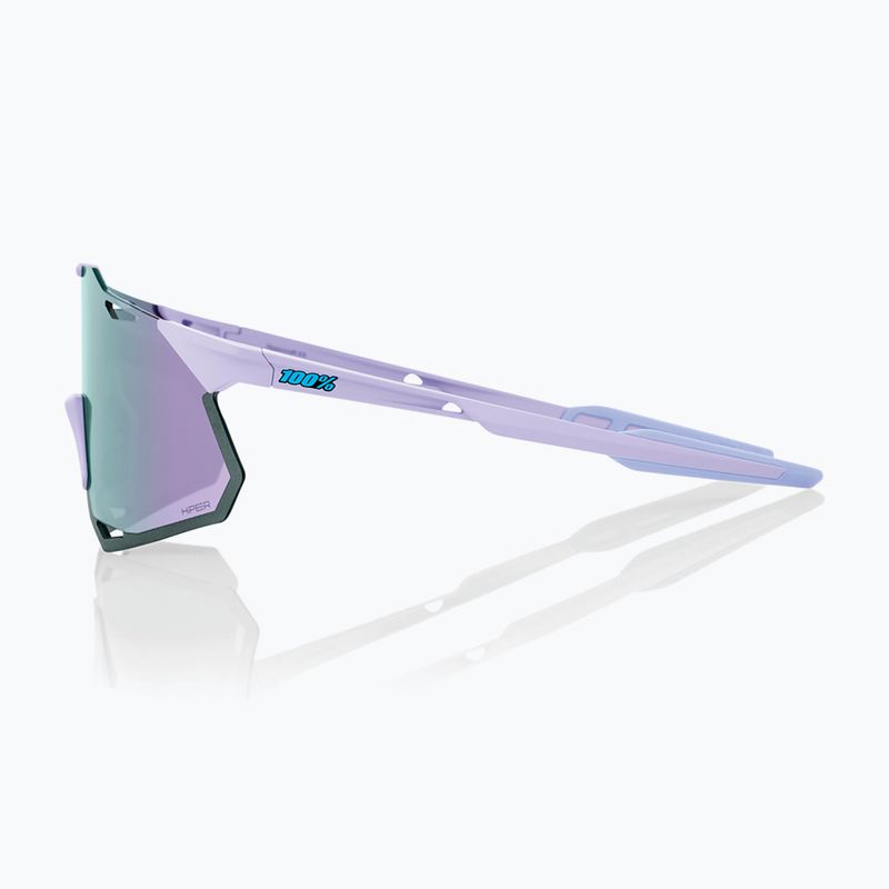 100% Hypercraft Occhiali da sole XS soft tact lavanda/iper lavanda a specchio 3