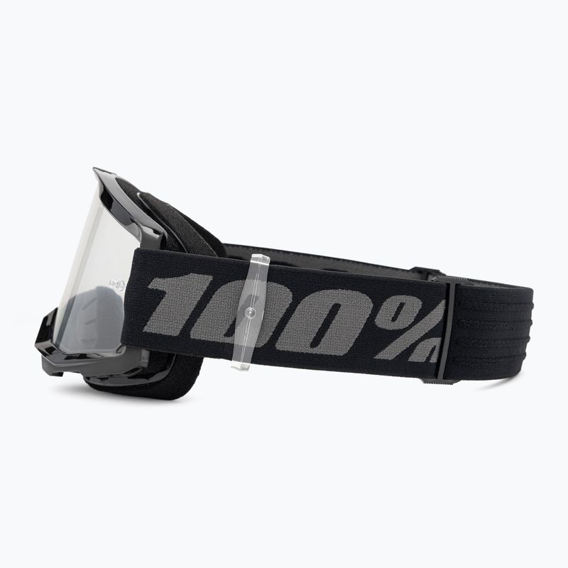 Occhiali da ciclismo per bambini 100% Strata 2 Junior nero/chiaro 4