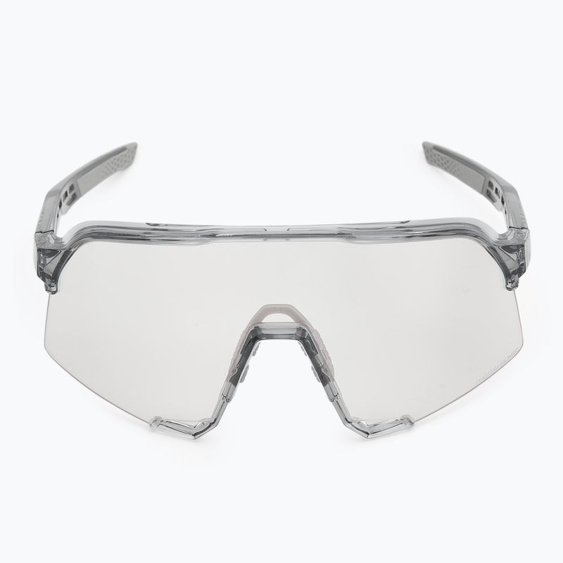 100% S3 occhiali da sole lucidi traslucidi grigio/oro rosa a specchio fotocromatico 3