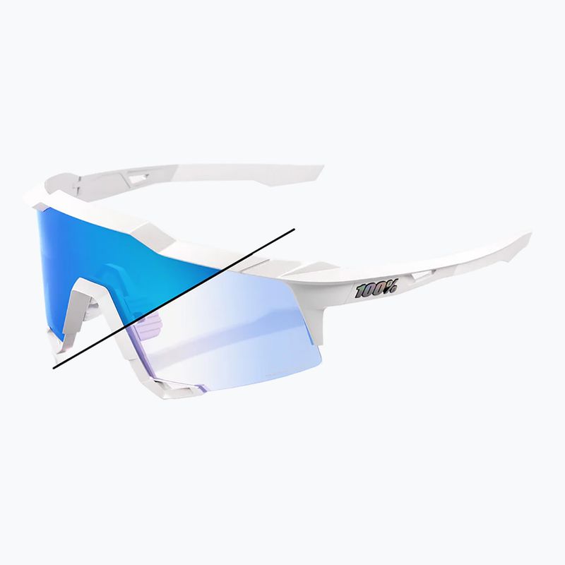 100% Speedcraft LE bastille/occhiali da sole fotocromatici a specchio blu 7