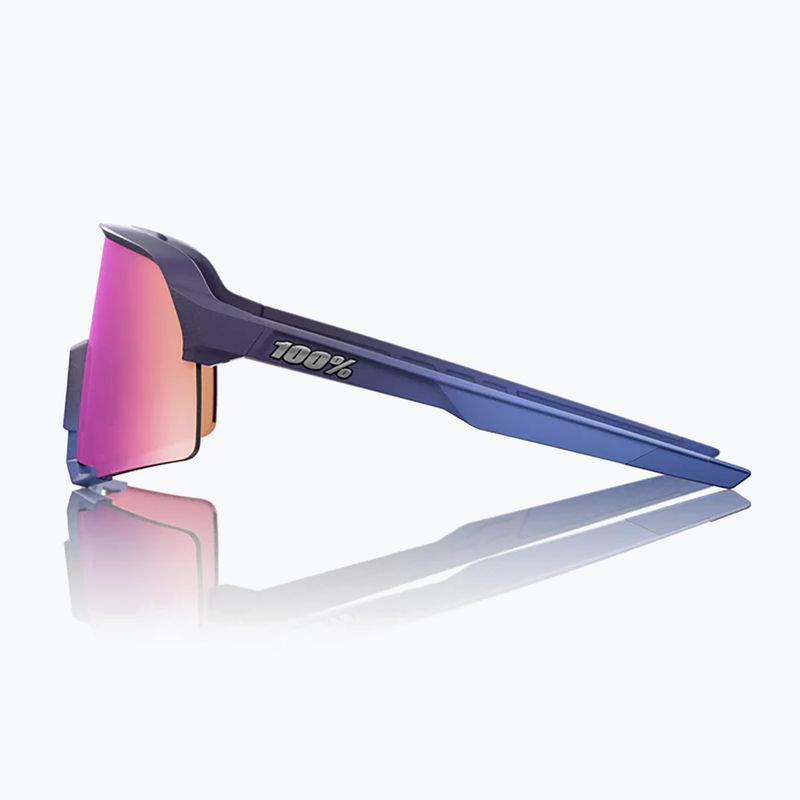 Occhiali da sole 100% S3 satin storm metallic/purple mirror 2