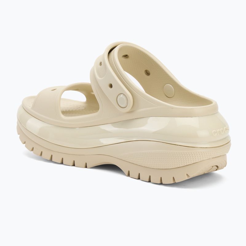 Sandali Crocs Mega Crush da donna in osso 4