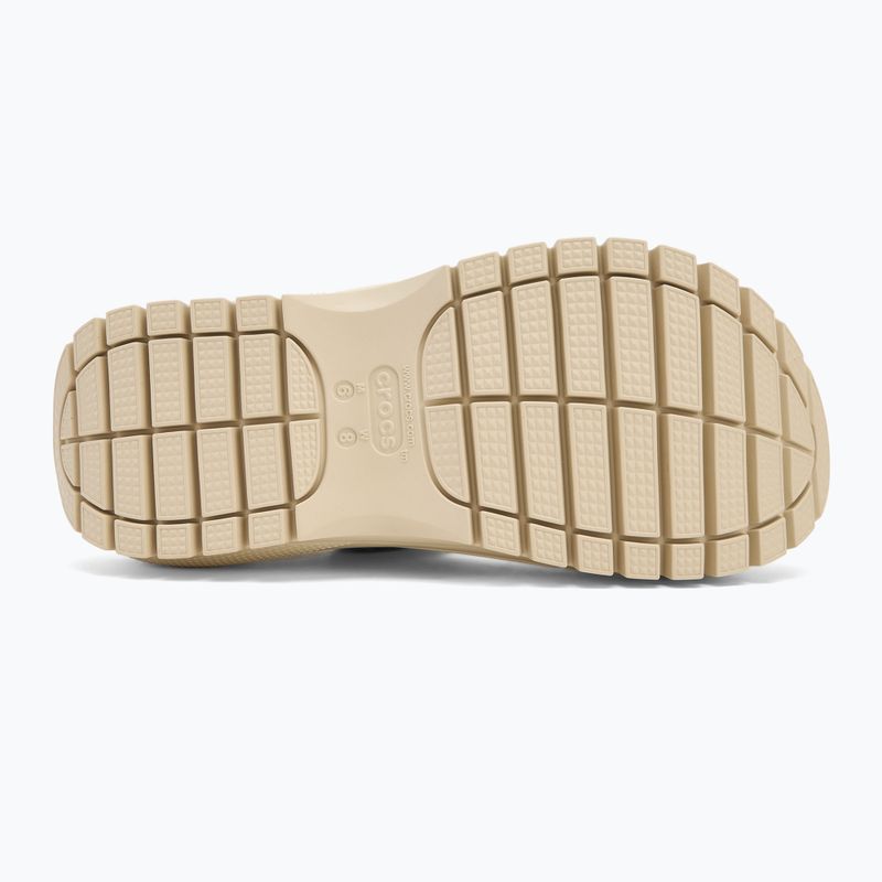 Sandali Crocs Mega Crush da donna in osso 5