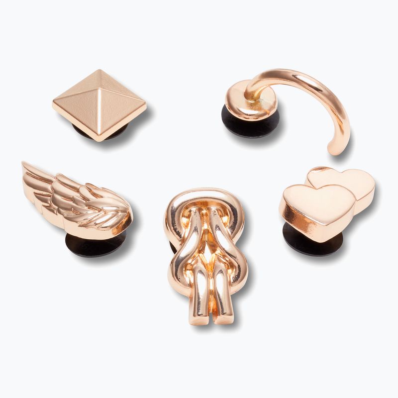 Crocs Jibbitz™ Elevated Gold Gurl pin 5 pezzi.