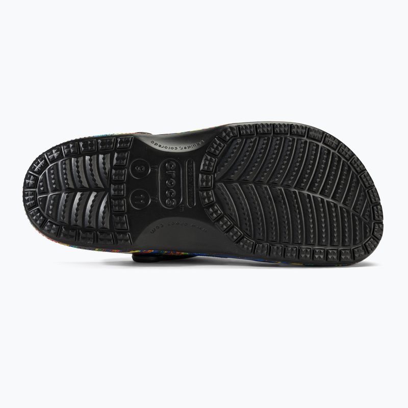 Crocs Baya Seasonal Printed Clog nero/multi Ciabatte da donna 5