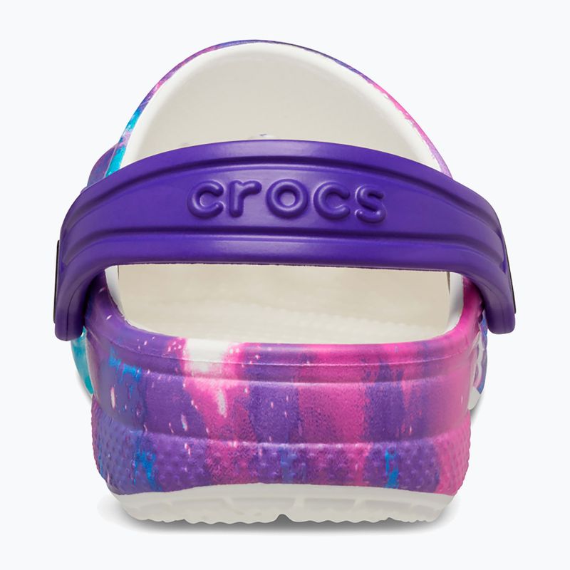 Crocs Baya Graphic Clog bianco/multi Ciabatte per bambini 11