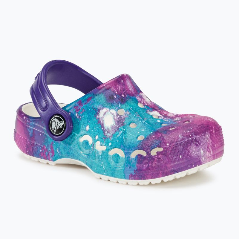 Crocs Baya Graphic Clog bianco/multi Ciabatte per bambini