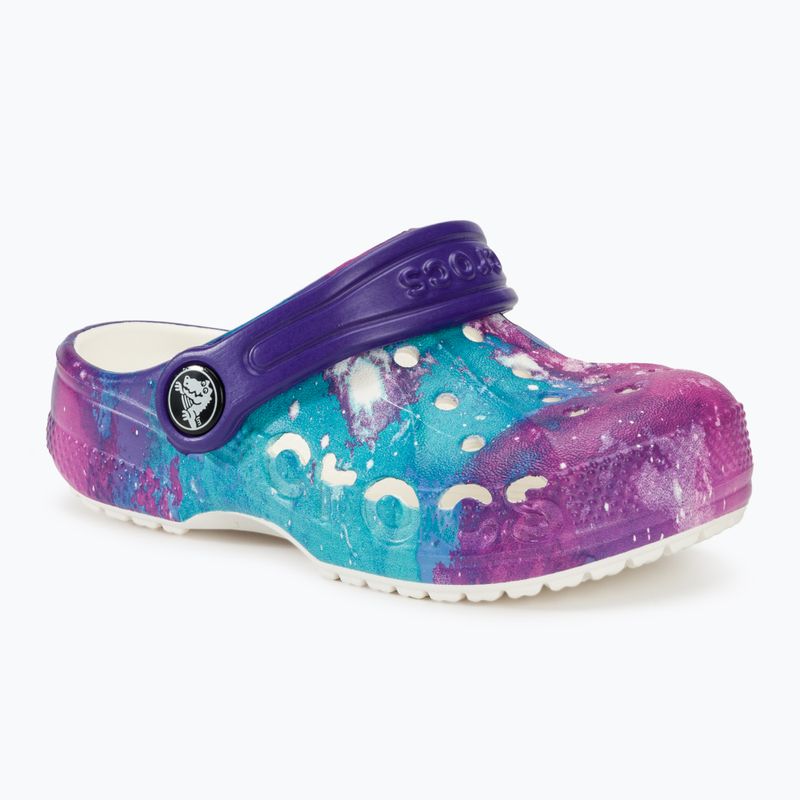 Crocs Baya Graphic Clog bianco/multi Ciabatte per bambini 2