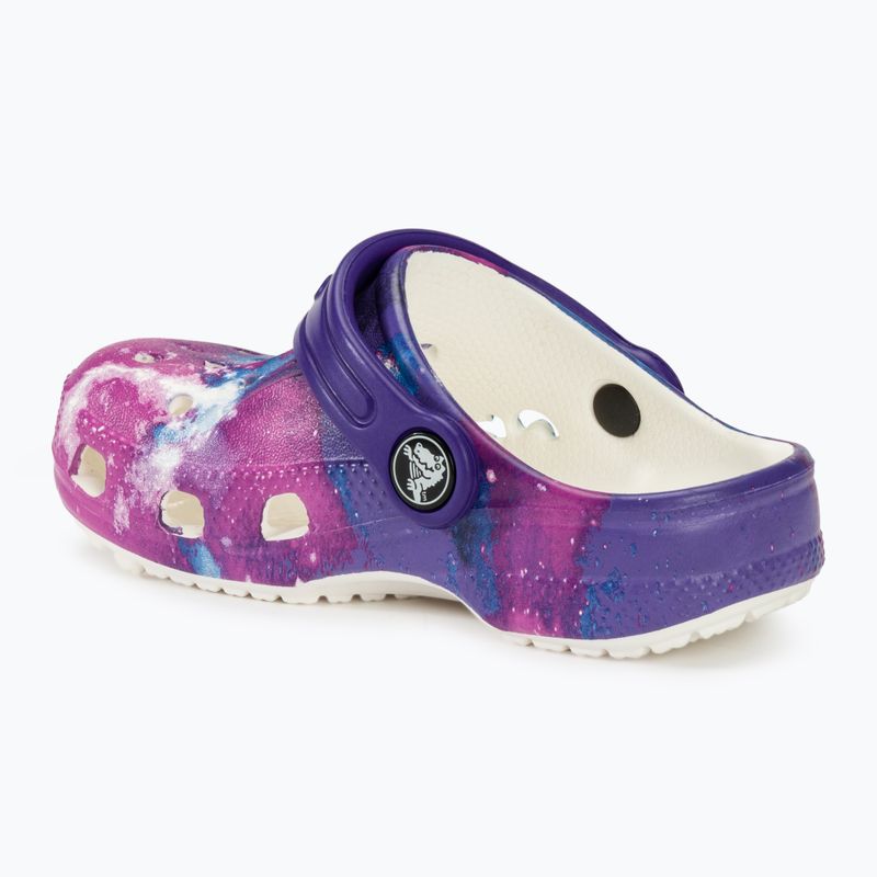 Crocs Baya Graphic Clog bianco/multi Ciabatte per bambini 4