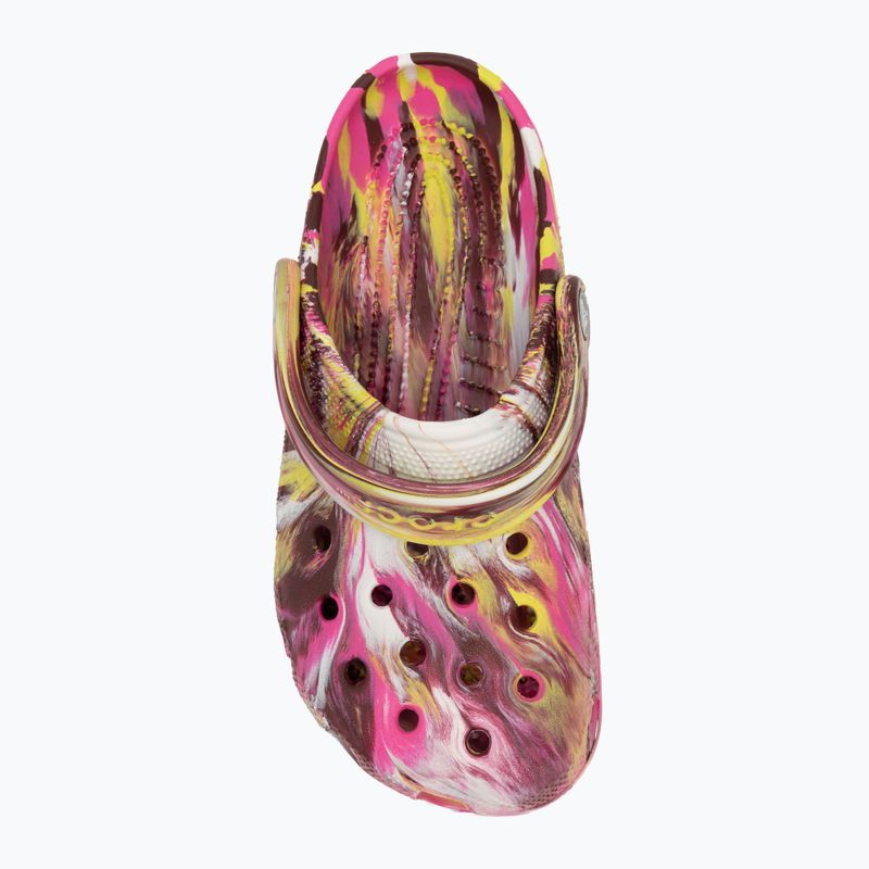 Crocs Classic Marbled Clog rosa elettrico/multi infradito 7