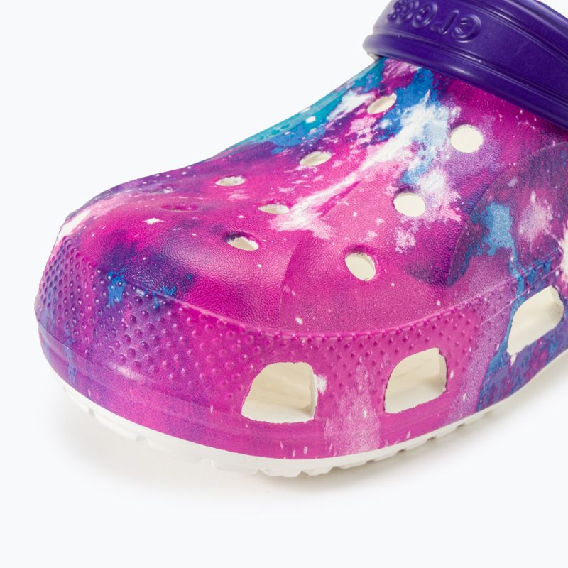 Crocs Baya Seasonal Printed Clog bianco/multi Ciabatte junior 8