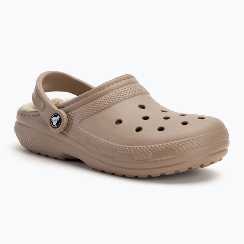 Crocs Classic Clog foderato Ciabatte mushroom/bone 2