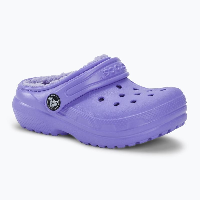 Crocs Classic Foderato digitale viola infradito per bambini