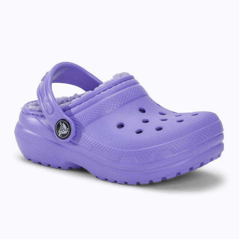 Crocs Classic Foderato digitale viola infradito per bambini 2