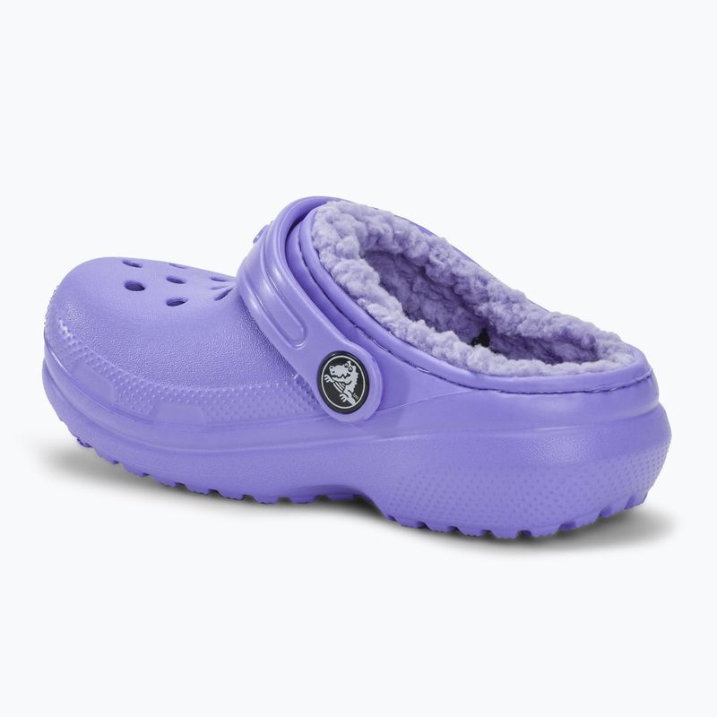 Crocs Classic Foderato digitale viola infradito per bambini 4