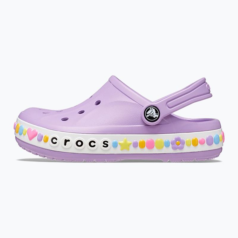 Zoccoli Crocs Bayaband Charm Band per bambini, orchidea 11