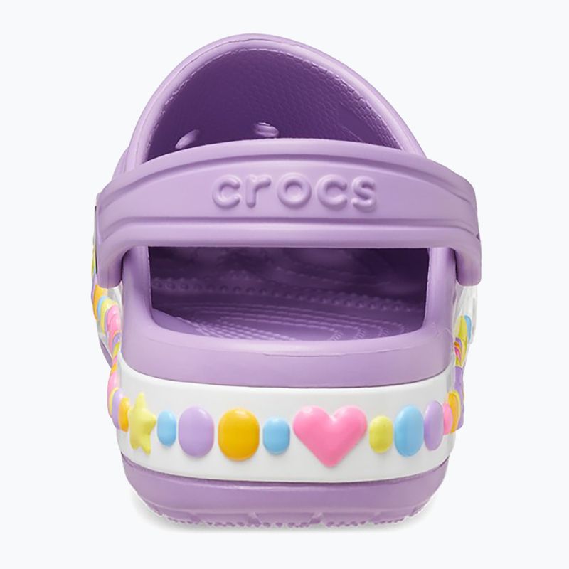 Zoccoli Crocs Bayaband Charm Band per bambini, orchidea 12