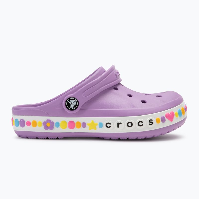 Zoccoli Crocs Bayaband Charm Band per bambini, orchidea 3