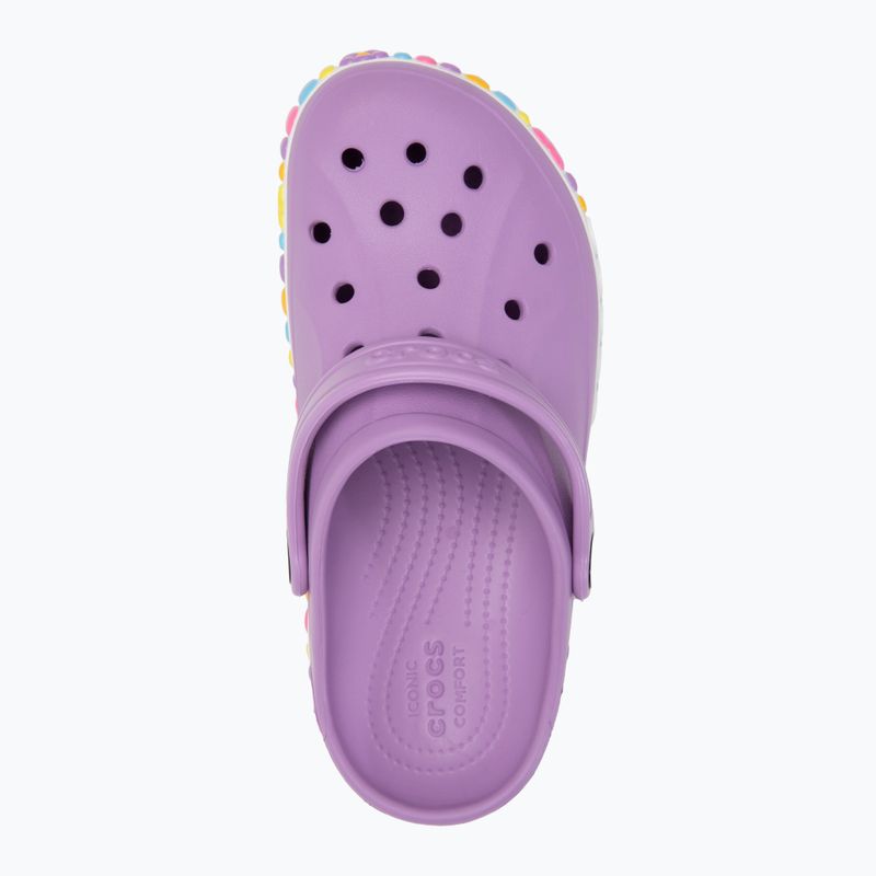 Zoccoli Crocs Bayaband Charm Band per bambini, orchidea 6