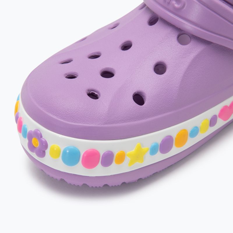 Zoccoli Crocs Bayaband Charm Band per bambini, orchidea 8