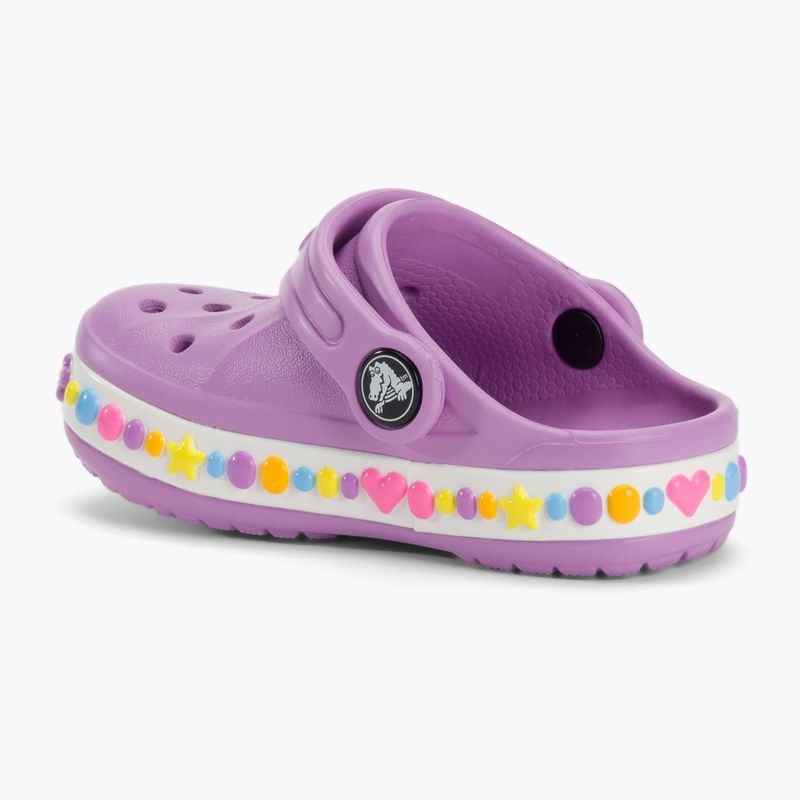 Crocs Bayaband Charm Band Clog Toddler Ciabatte orchidea 4