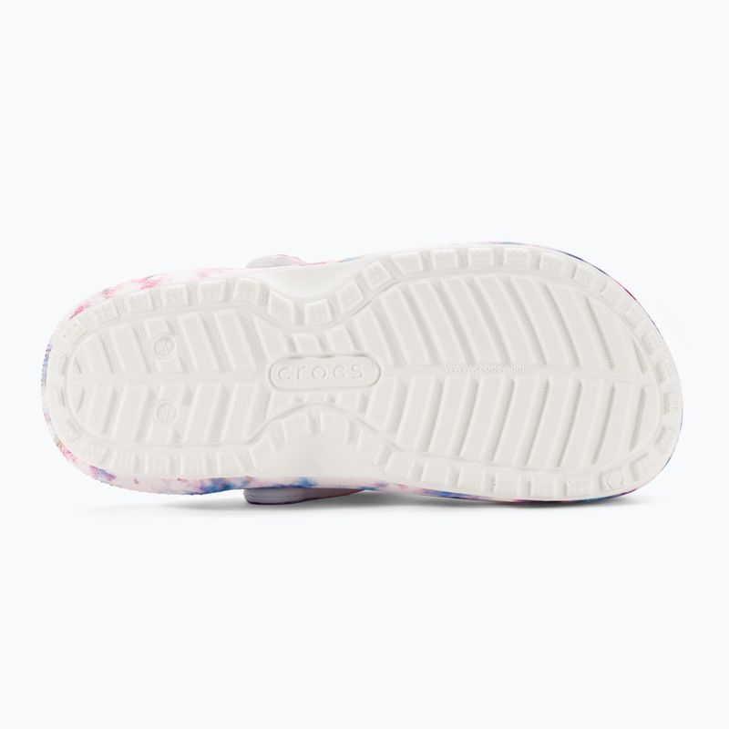 Crocs Classic foderato Tie Dye Clog donna bordeaux/multi infradito 6