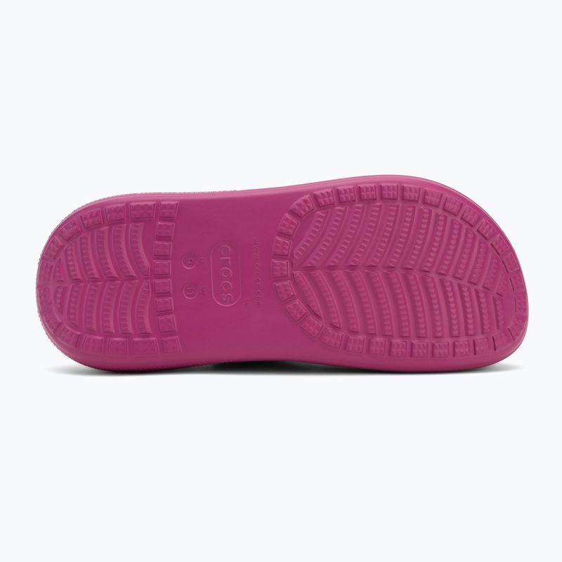 Crocs Classic Crush Clog infradito fucsia divertente 5