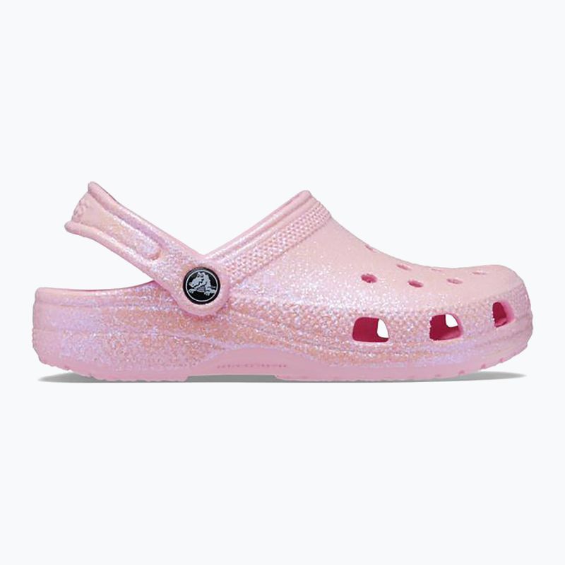 Crocs Classic Glitter Clog fenicottero infradito per bambini 10