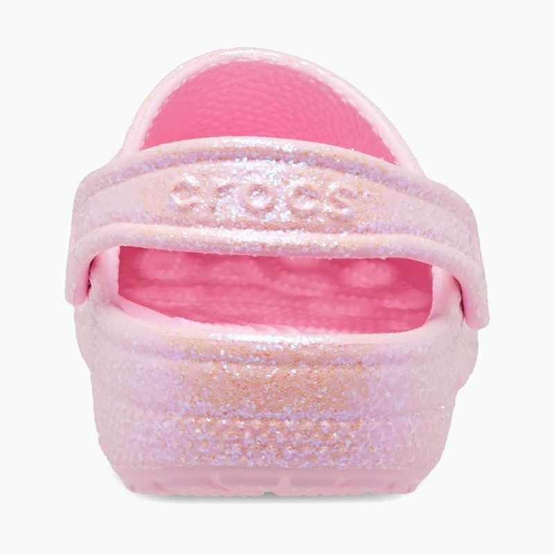 Crocs Classic Glitter Clog fenicottero infradito per bambini 13