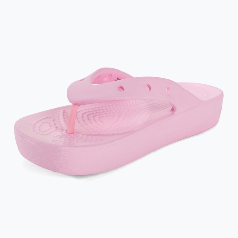 Infradito Crocs Classic Platform flamingo da donna 7