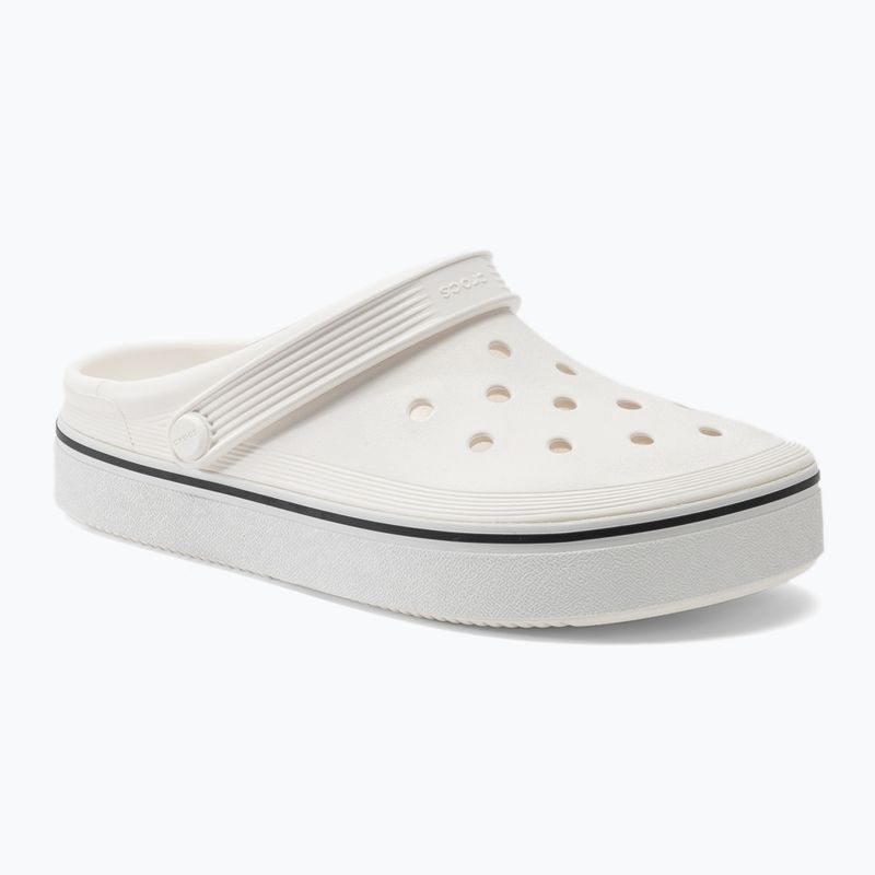 Crocs Crocband Clean Of Court Clog bianco da uomo