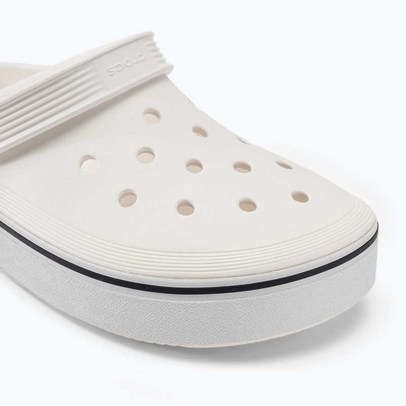 Crocs Crocband Clean Of Court Clog bianco da uomo 8