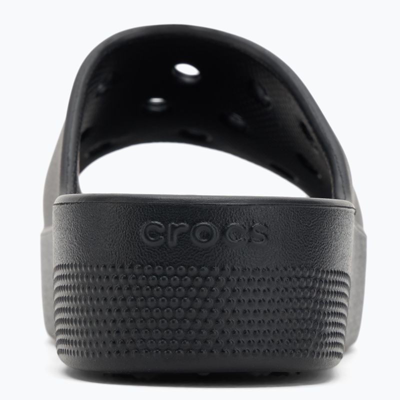 Infradito Crocs Classic Platform nero 6