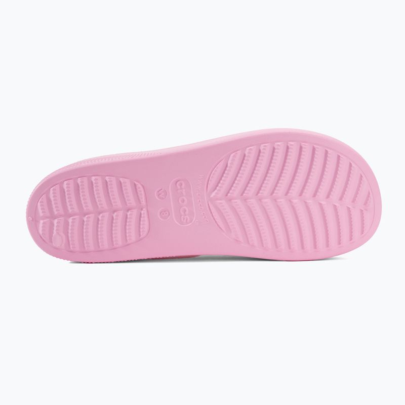 Infradito Crocs Classic Platform flamingo da donna 4
