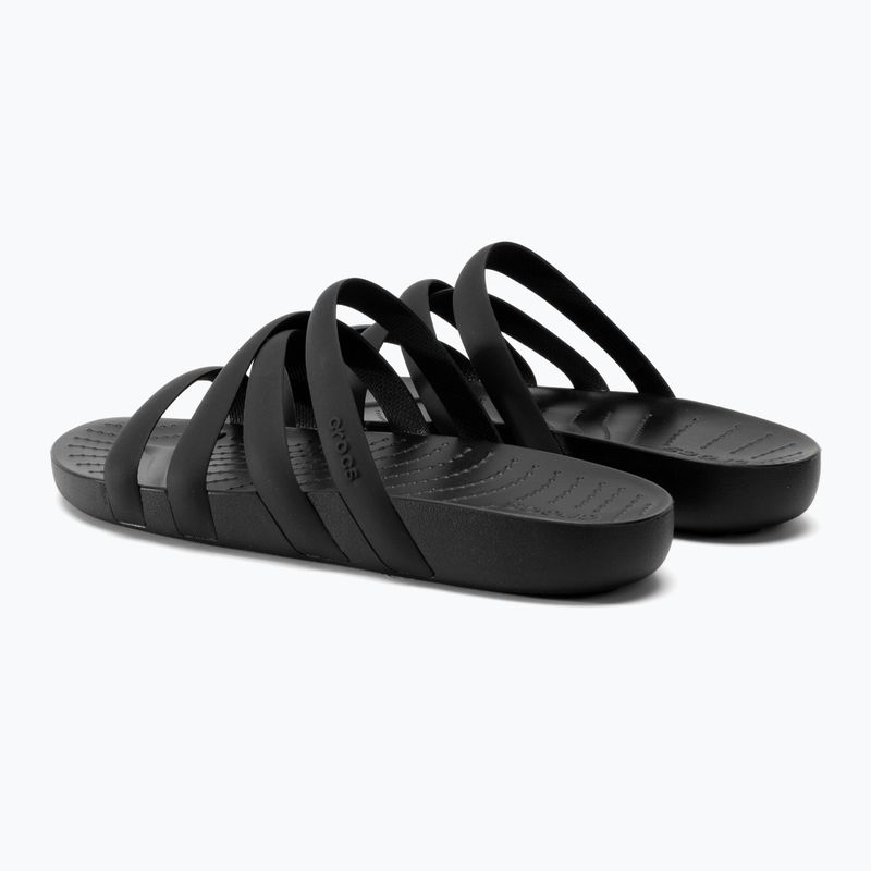 Crocs Splash Strappy Sandal donna nero 3