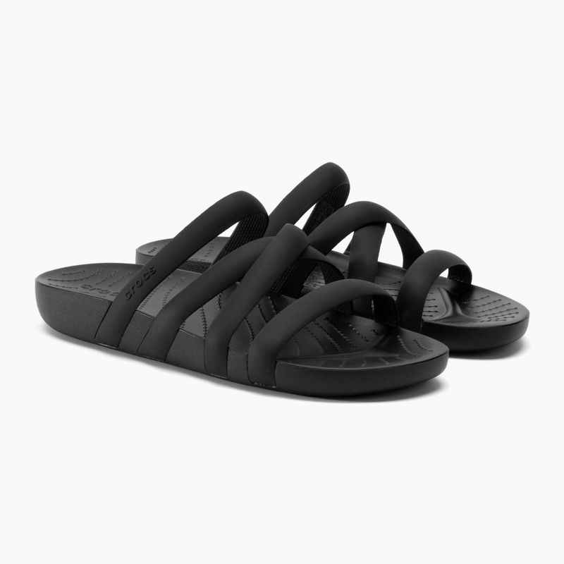 Crocs Splash Strappy Sandal donna nero 4